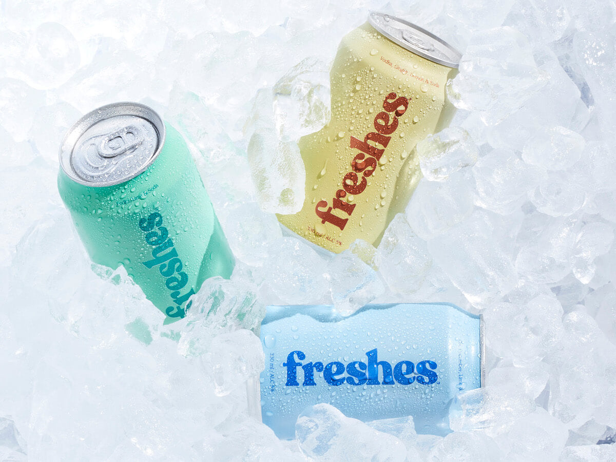 Freshes is not just any other seltzer. We use premium distilled spirits and 100% real fruit extracts
